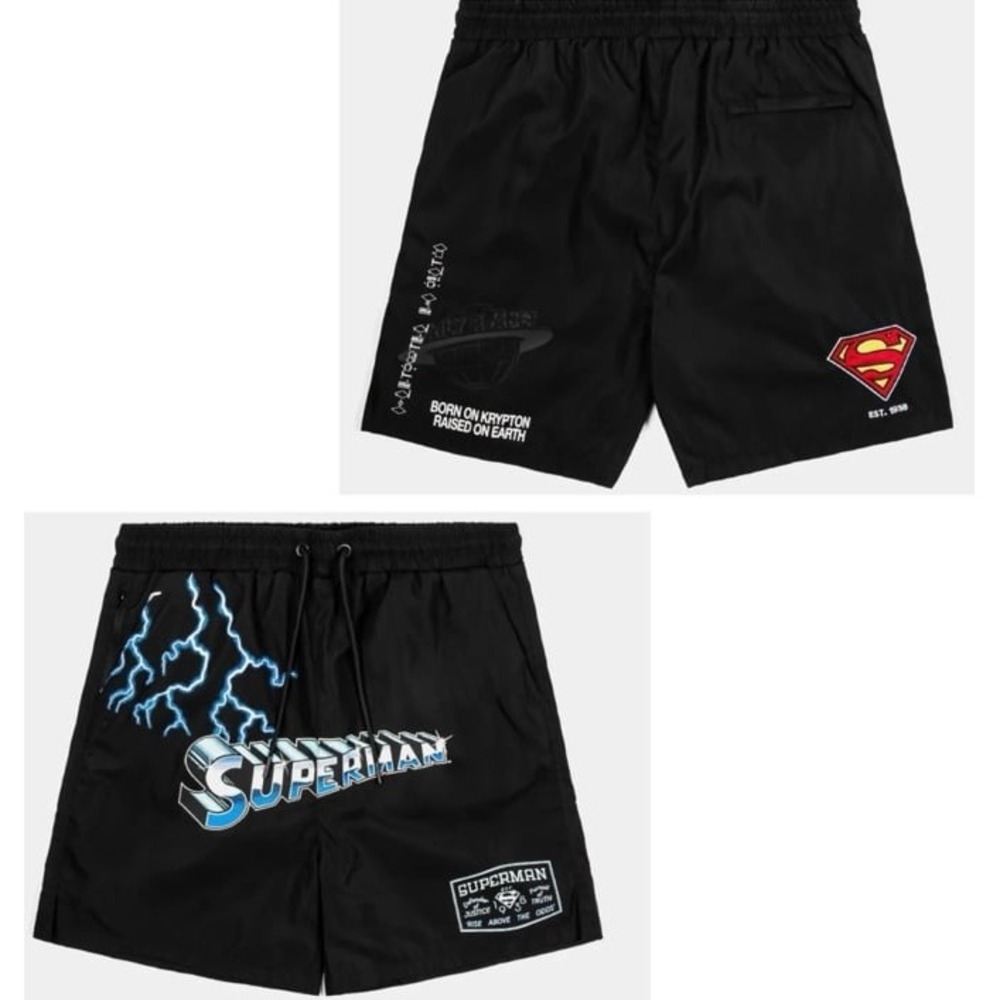Men's XL iconic DC  Superman Shoe Palace drawstring shorts. EUC.